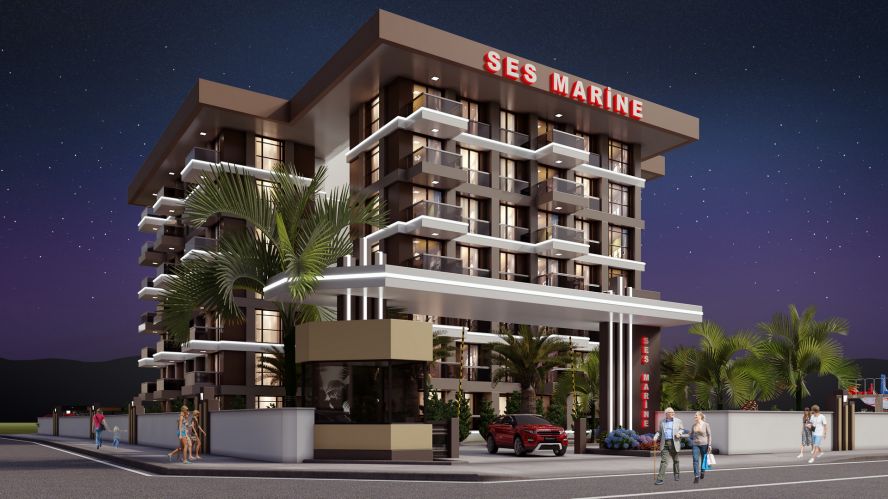 Ses Marine (Apartments for Sale in Gazipaşa Pazarcı)