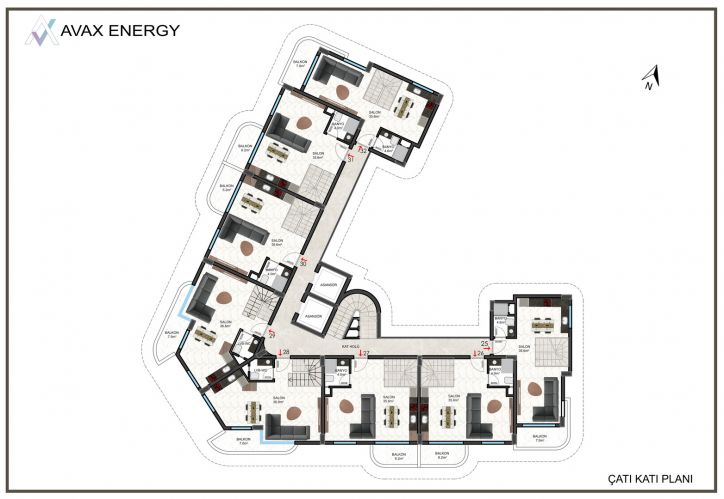 Avax Energy (Apartments for Sale from the Project in Oba, Alanya)