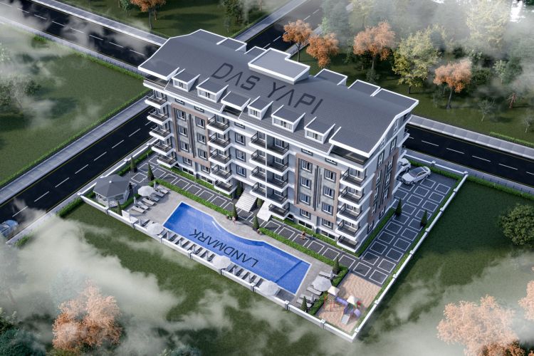 New Apartments for Sale in Landmark Gazipasa Housing Project