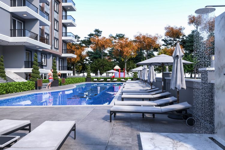 New Apartments for Sale in Landmark Gazipasa Housing Project