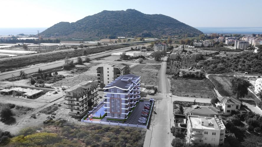 New Apartments for Sale in Landmark Gazipasa Housing Project