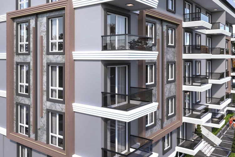 New Apartments for Sale in Landmark Gazipasa Housing Project