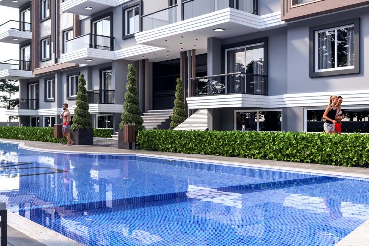 New Apartments for Sale in Landmark Gazipasa Housing Project