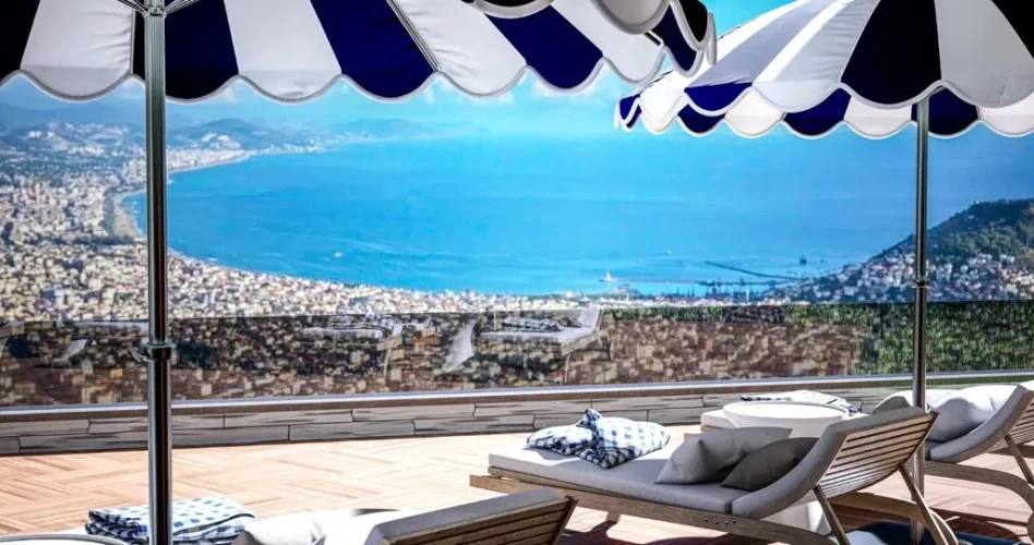 Villa White Palace 3 (Alanya Tepe'de Manzaralı 5+1 Satılık Villa)