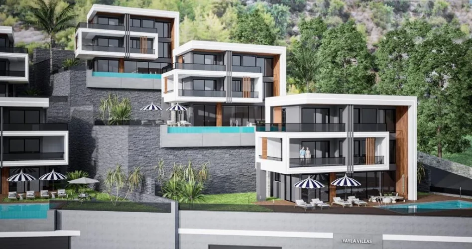 Villa White Palace 3 (Alanya Tepe'de Manzaralı 5+1 Satılık Villa)