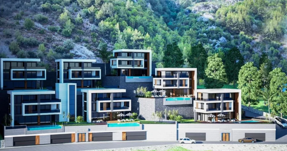 Villa White Palace 3 (Alanya Tepe'de Manzaralı 5+1 Satılık Villa)
