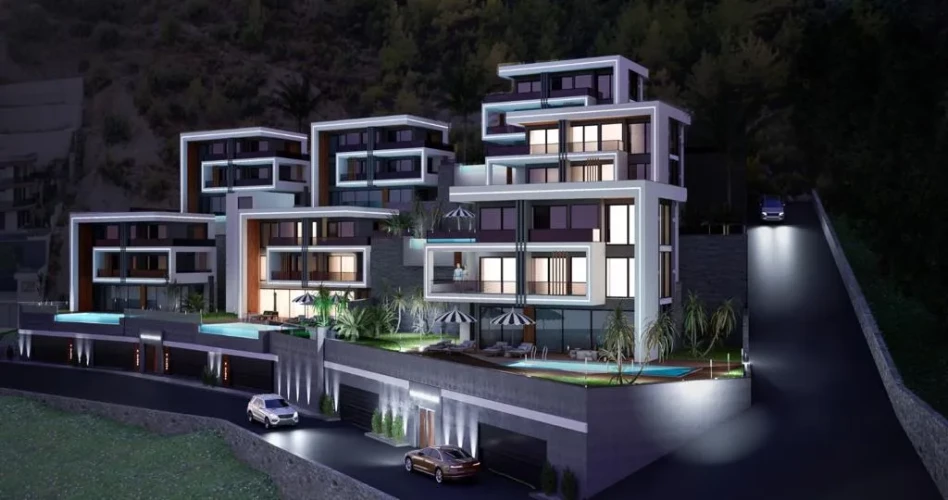 Villa White Palace 3 (Alanya Tepe'de Manzaralı 5+1 Satılık Villa)