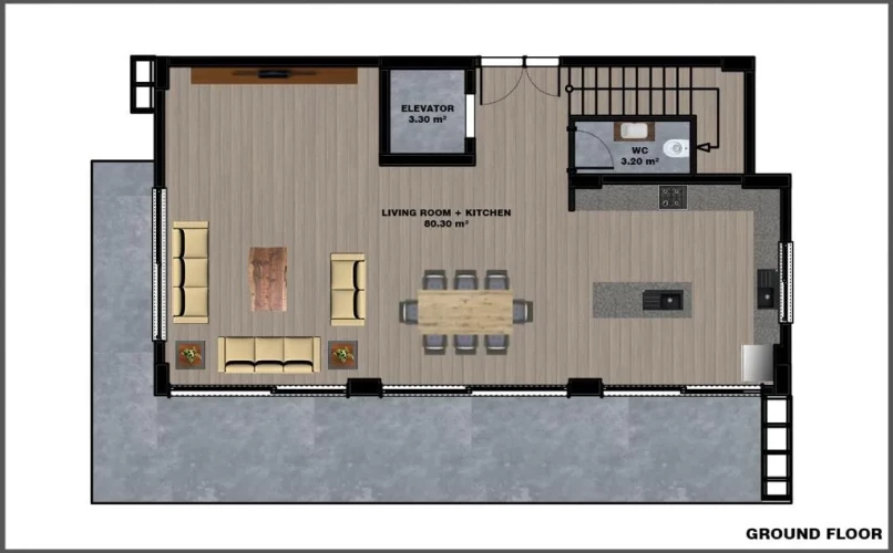 Villa White Palace 3 (Alanya Tepe'de Manzaralı 5+1 Satılık Villa)