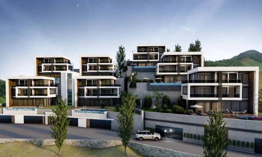 Villa White Palace 3 (Alanya Tepe'de Manzaralı 5+1 Satılık Villa)