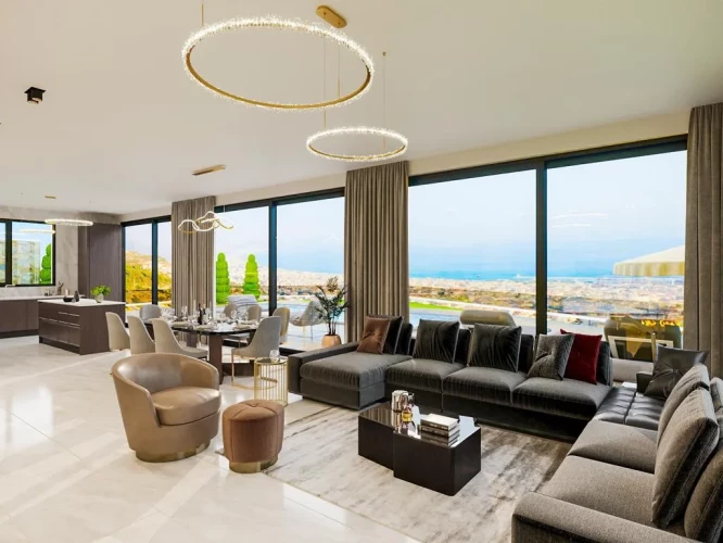 Villa White Palace 3 (Alanya Tepe'de Manzaralı 5+1 Satılık Villa)