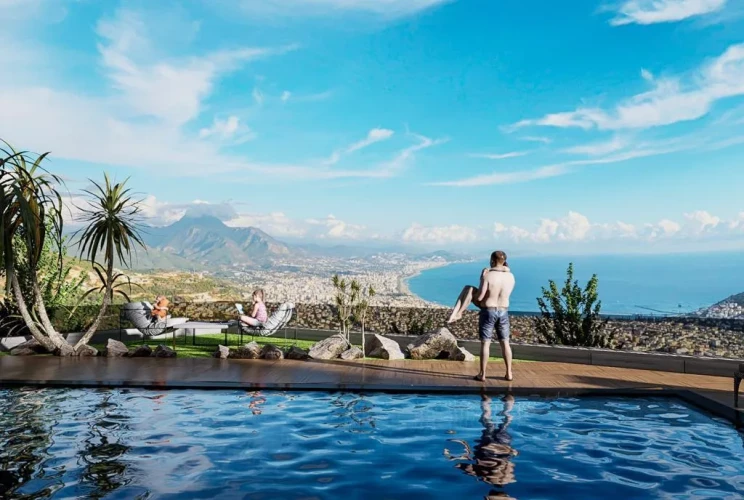 Villa White Palace 3 (Alanya Tepe'de Manzaralı 5+1 Satılık Villa)