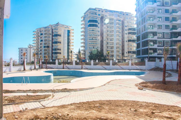 State Of Art A19 (1+1 Flat for Rent with Pool in Mahmutlar)