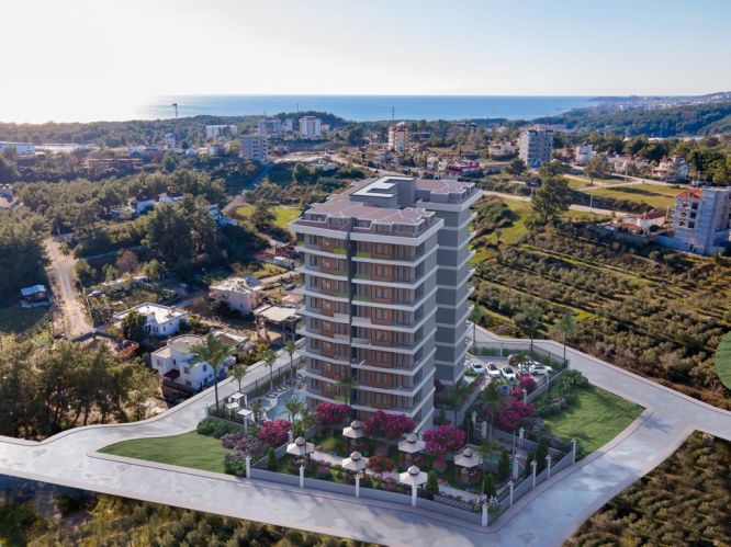 Fenercioğlu Skyland (1+1 Flat for Sale in Alanya Avsallar)