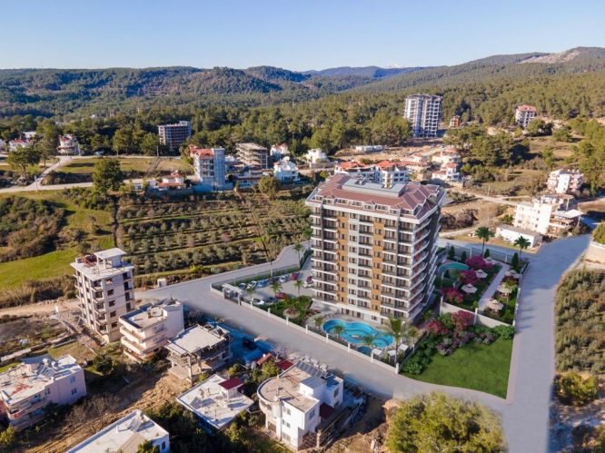 Fenercioğlu Skyland (1+1 Flat for Sale in Alanya Avsallar)