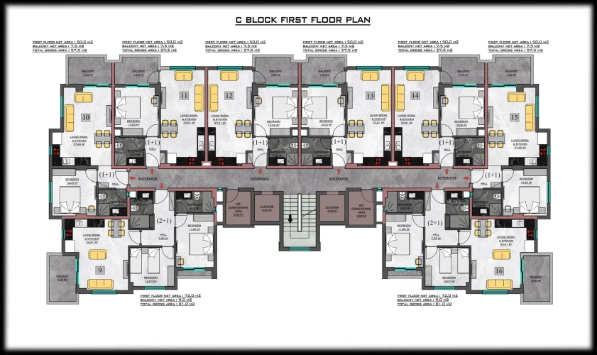 Monarch River (Sea View Luxury Apartments for Sale in Kargicak)