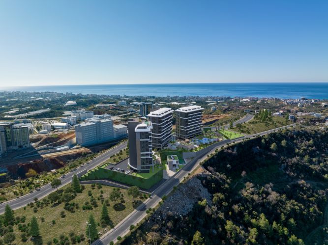 Küçüker Tower (Luxury Apartments for Sale in Kestel, Alanya)