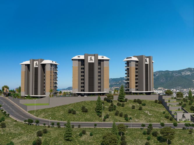 Küçüker Tower (Luxury Apartments for Sale in Kestel, Alanya)