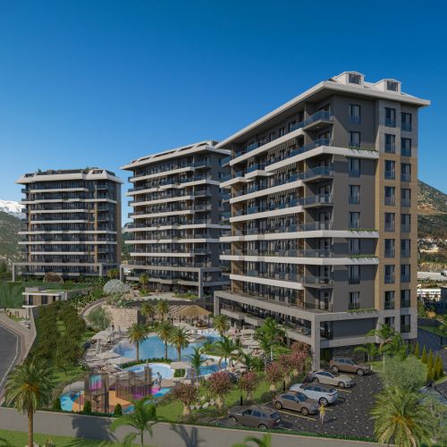 Küçüker Tower (Luxury Apartments for Sale in Kestel, Alanya)