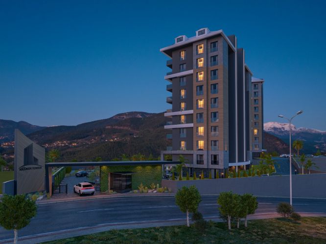 Küçüker Tower (Luxury Apartments for Sale in Kestel, Alanya)