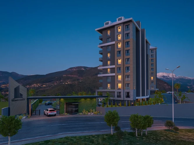 Küçüker Tower (Luxury Apartments for Sale in Kestel, Alanya)