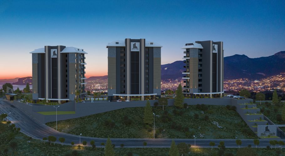 Küçüker Tower (Luxury Apartments for Sale in Kestel, Alanya)