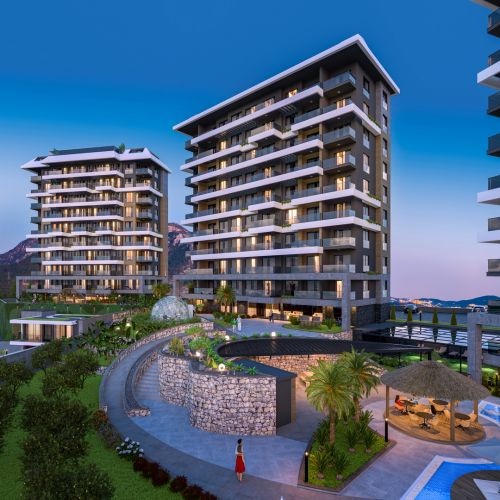 Küçüker Tower (Luxury Apartments for Sale in Kestel, Alanya)