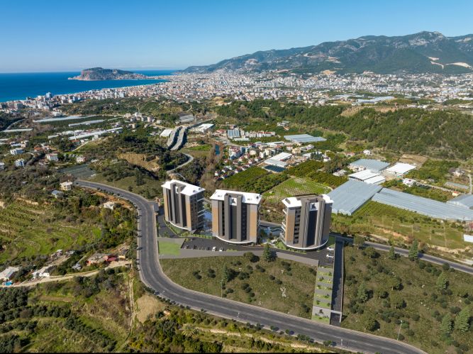 Küçüker Tower (Luxury Apartments for Sale in Kestel, Alanya)