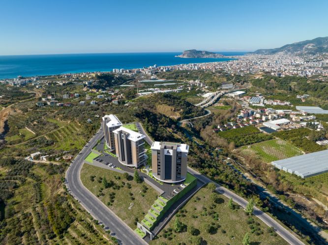 Küçüker Tower (Luxury Apartments for Sale in Kestel, Alanya)