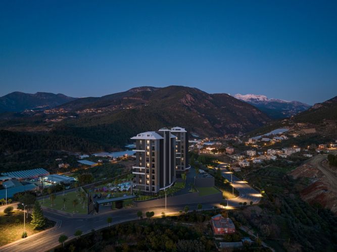 Küçüker Tower (Luxury Apartments for Sale in Kestel, Alanya)