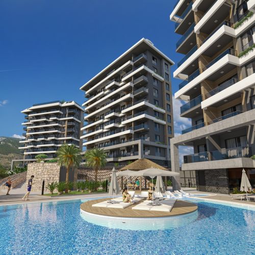 Küçüker Tower (Luxury Apartments for Sale in Kestel, Alanya)