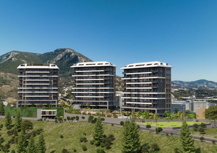 Küçüker Tower (Luxury Apartments for Sale in Kestel, Alanya)