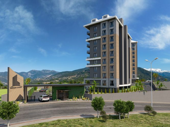 Küçüker Tower (Luxury Apartments for Sale in Kestel, Alanya)