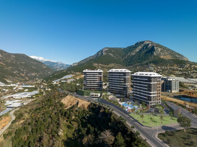 Küçüker Tower (Luxury Apartments for Sale in Kestel, Alanya)