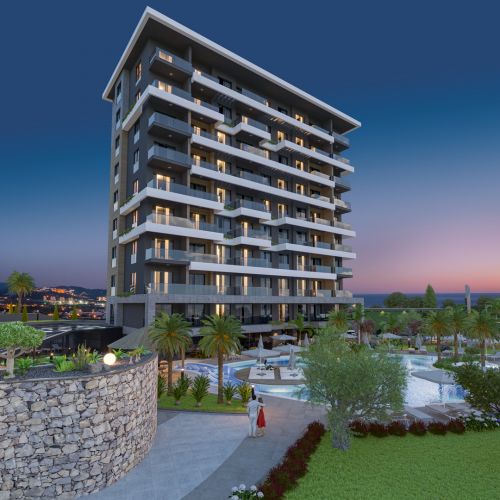 Küçüker Tower (Luxury Apartments for Sale in Kestel, Alanya)