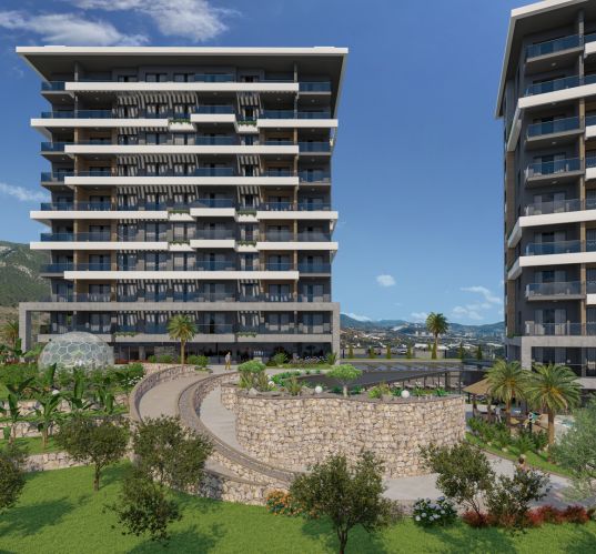 Küçüker Tower (Luxury Apartments for Sale in Kestel, Alanya)