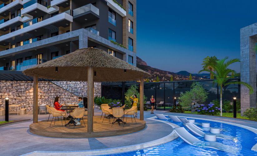 Küçüker Tower (Luxury Apartments for Sale in Kestel, Alanya)