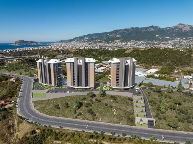 Küçüker Tower (Luxury Apartments for Sale in Kestel, Alanya)