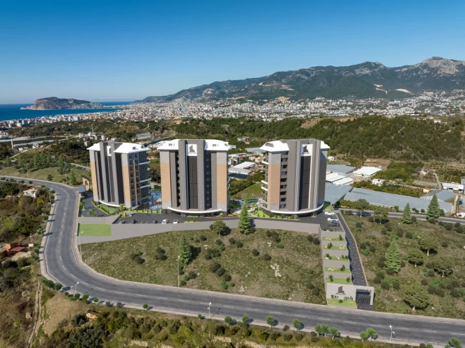 Küçüker Tower (Luxury Apartments for Sale in Kestel, Alanya)