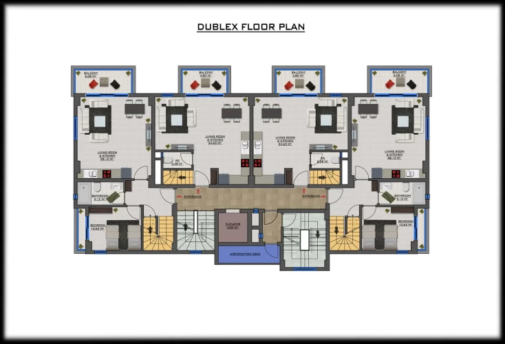Mia Casa Lounge (Luxury Flats for Sale in Demirtaş)