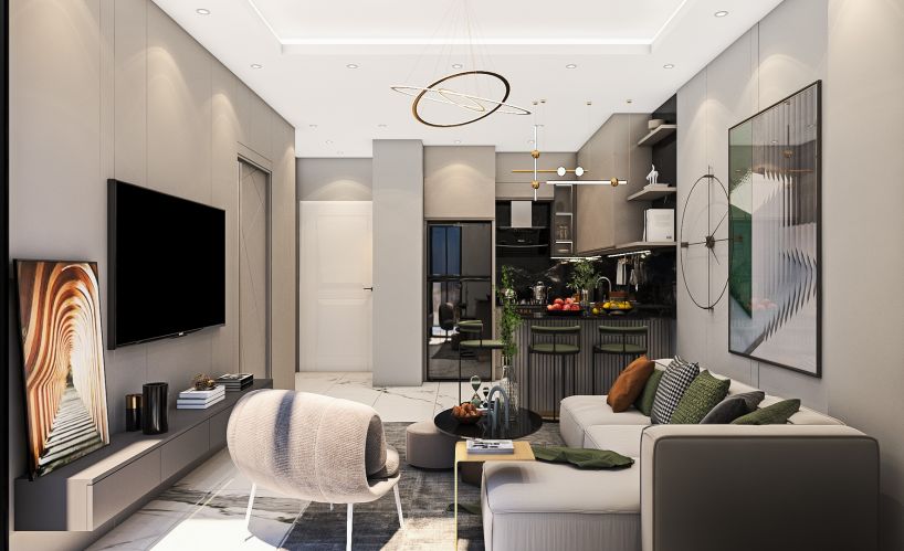 Mia Casa Lounge (Luxury Flats for Sale in Demirtaş)