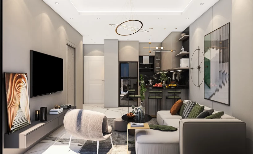 Mia Casa Lounge (Luxury Flats for Sale in Demirtaş)