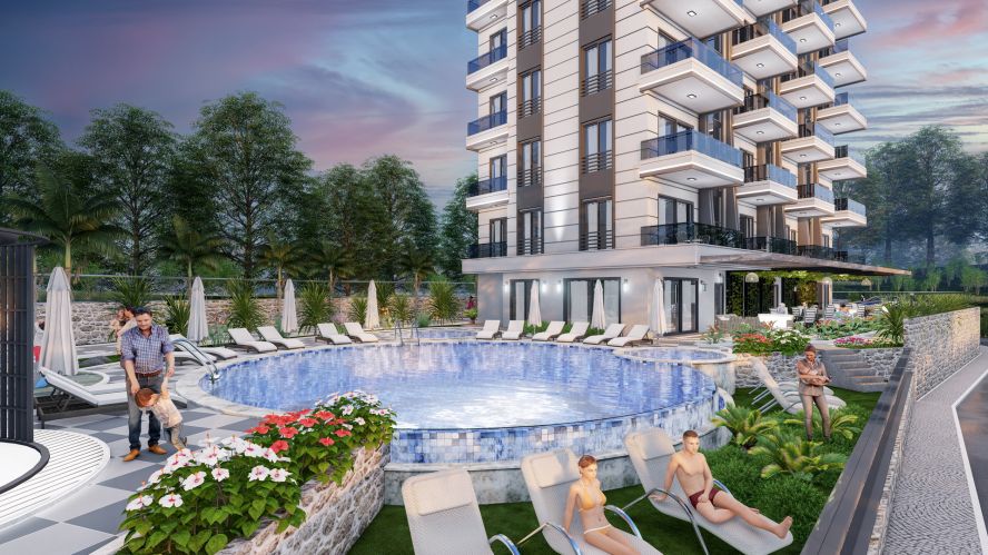 Mia Casa Lounge (Luxury Flats for Sale in Demirtaş)