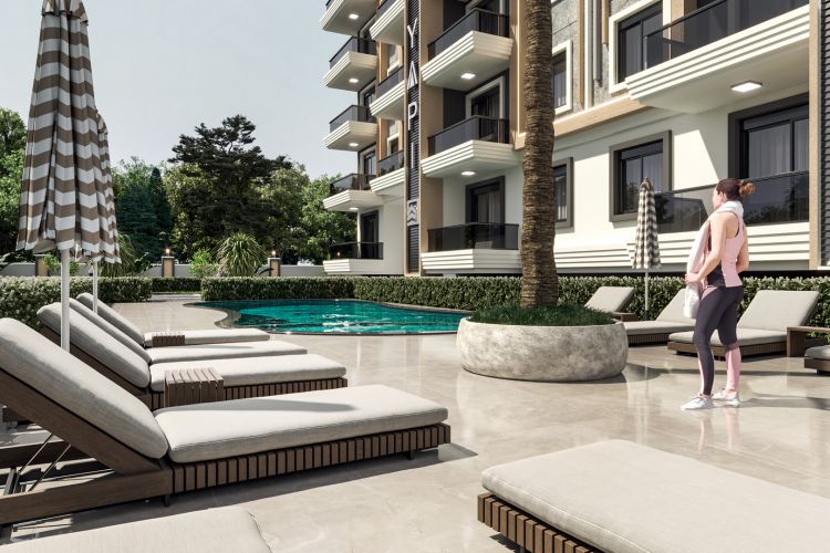 Luxury Flats for Sale in Gazipaşa Vega Project