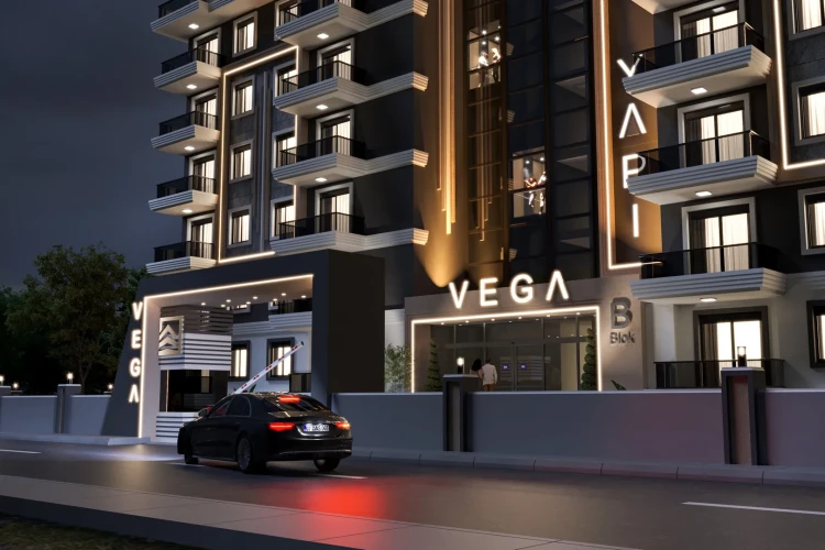 Luxuswohnungen zum Verkauf im Gazipaşa Vega-Projekt