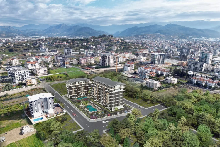 Luxuswohnungen zum Verkauf im Gazipaşa Vega-Projekt