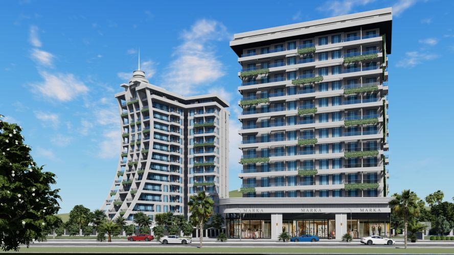 Green Ocean Residence (Mahmutlar'da Satılık 1+1 Daireler)