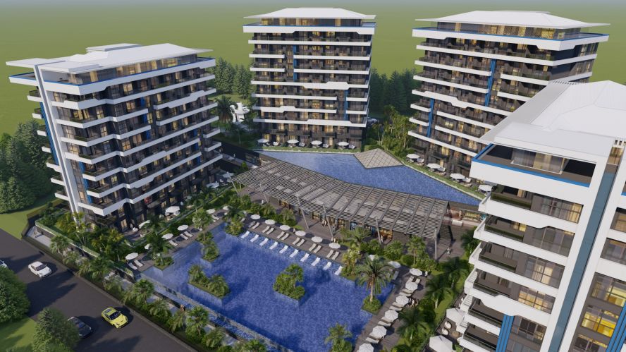 Del Mare Collection (Luxury Flats for Sale in Alanya Okurcalar)