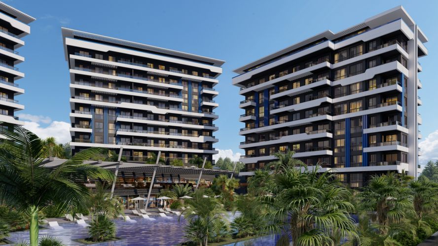 Del Mare Collection (Luxury Flats for Sale in Alanya Okurcalar)