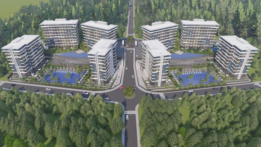 Del Mare Collection (Luxury Flats for Sale in Alanya Okurcalar)