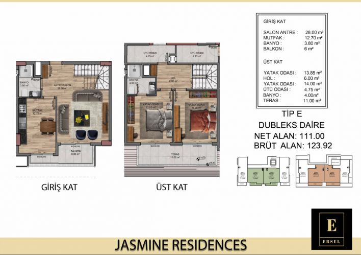 Jasmine Residence (Neue Wohnungen zum Verkauf in Okurcalar)